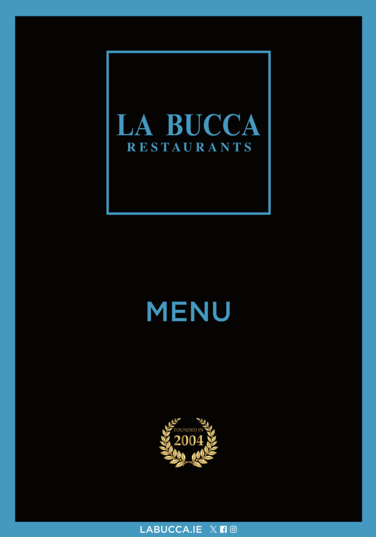 Menus - La Bucca Restaurants