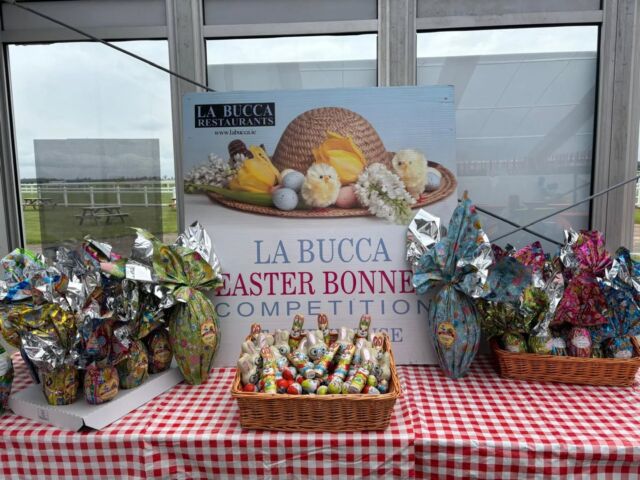 All set up for this years Easter Bonnet competition @fairyhouseracecourse 🏇 
Find us in the Final Fence Marquee  See you there ☺️  #LaBucca #EasterBonnet #Fairyhouse