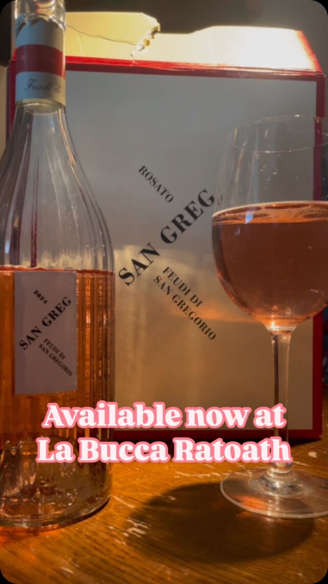 The most fashionable Rosé out of Southern Italy has arrived at La Bucca Ratoath!  #sangreg #vino #vinoteca #wine #rose